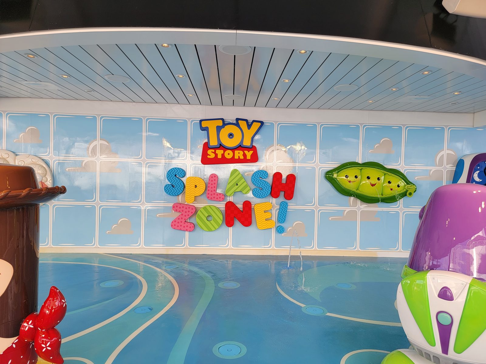 The Toy Story Splash Zone on the Wish