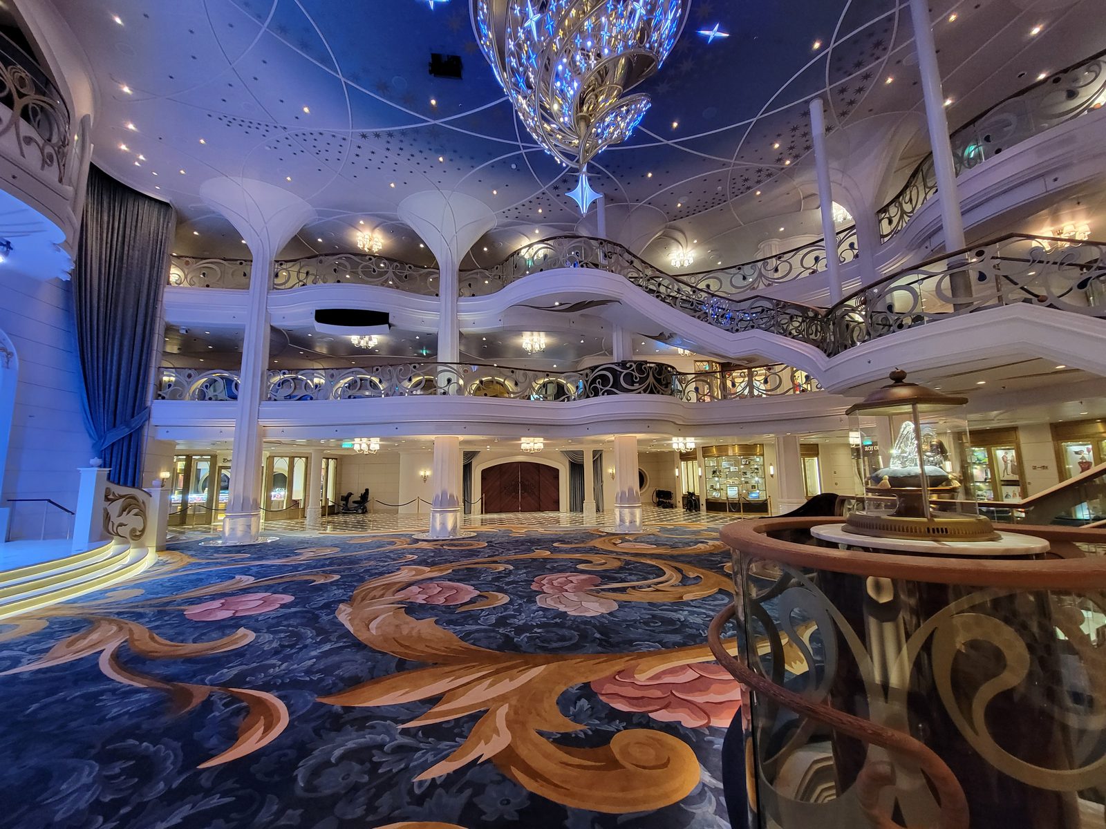 The Grand Hall empty at dawn