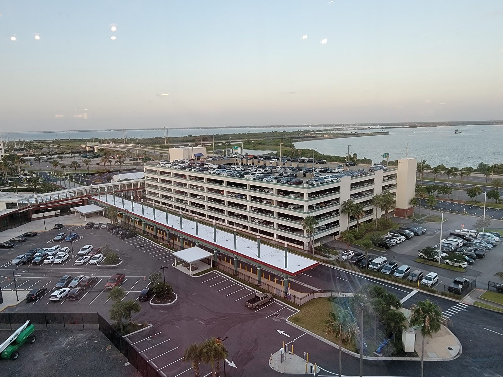 Port Canaveral spread out below us