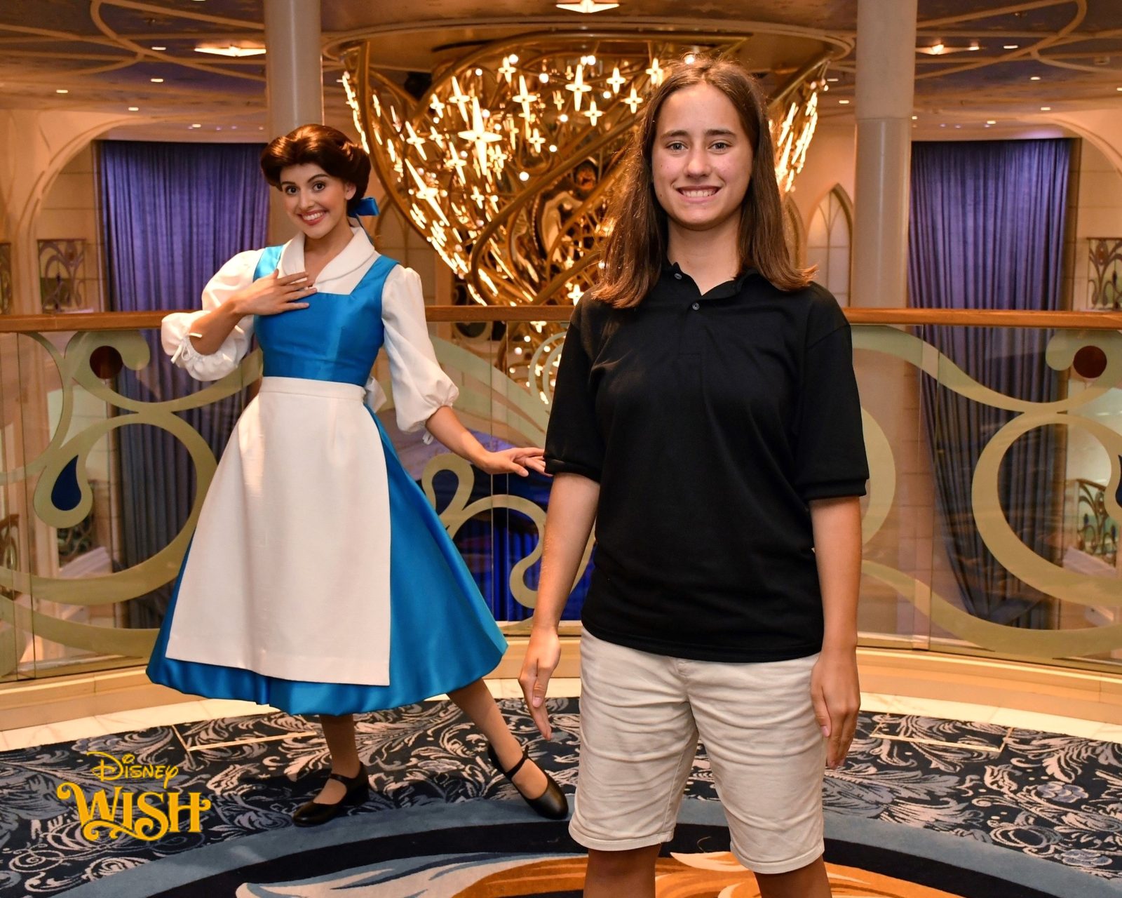 Belle & Lisa in the Grand Hall