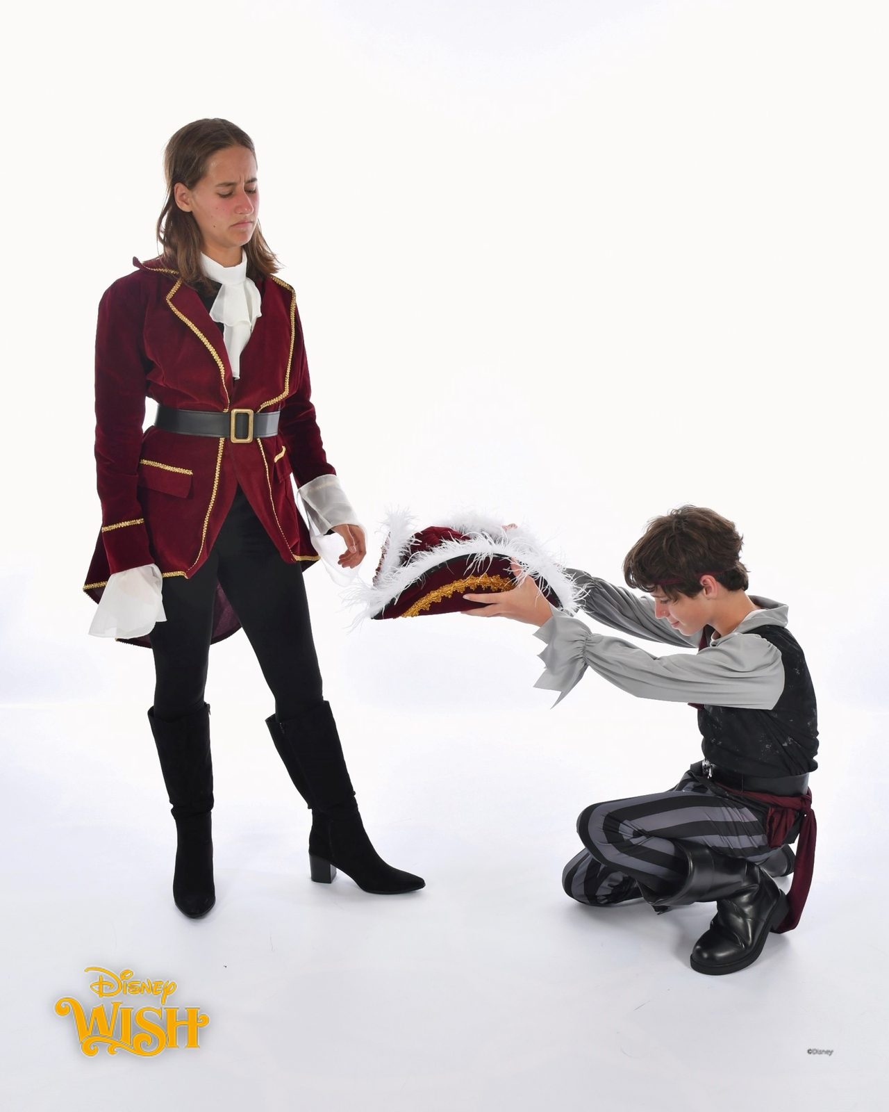 The kids in pirate costume, Pirate Night on the Wish