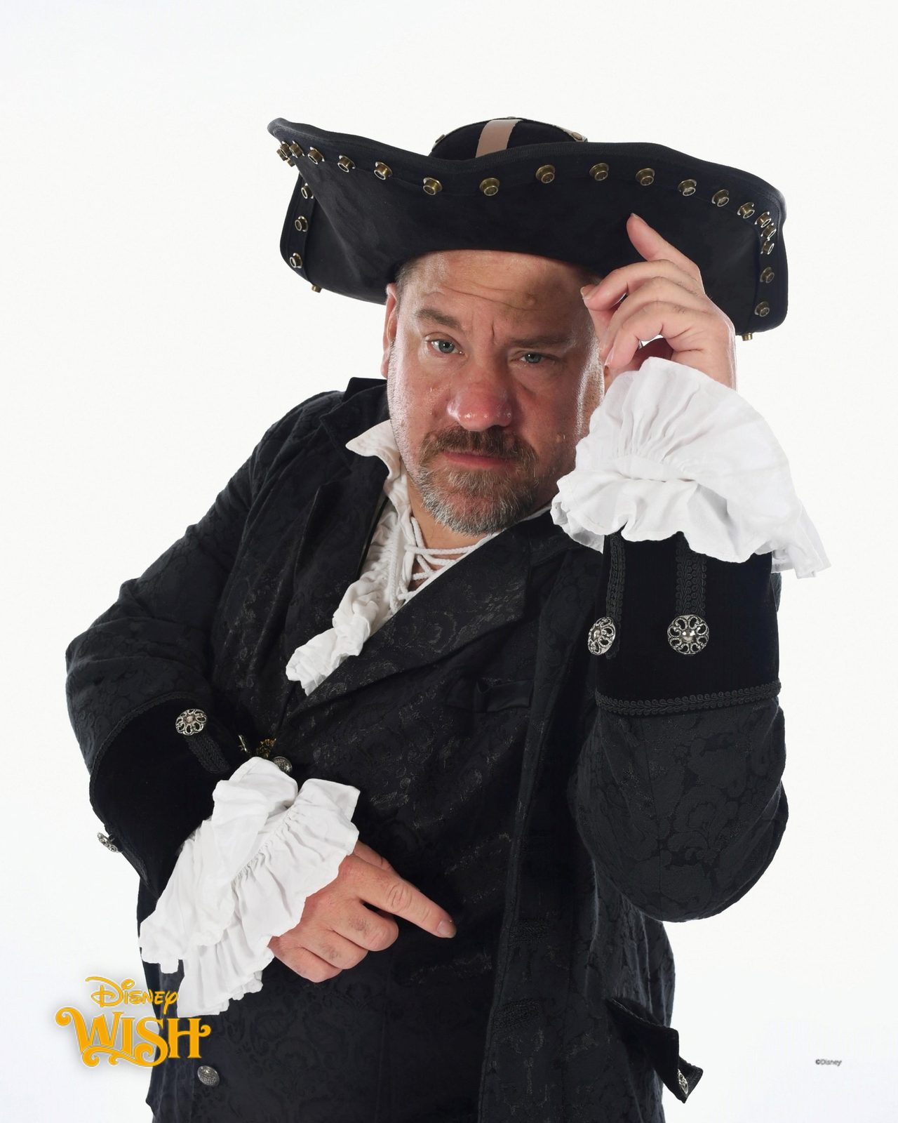 Michael in his pirate coat on Pirate Night