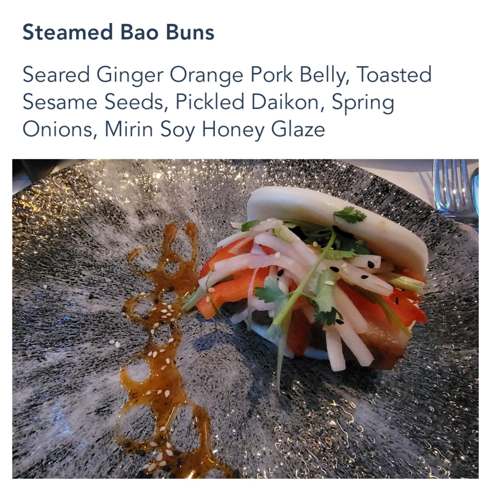Steamed bao buns at dinner in Worlds of Marvel