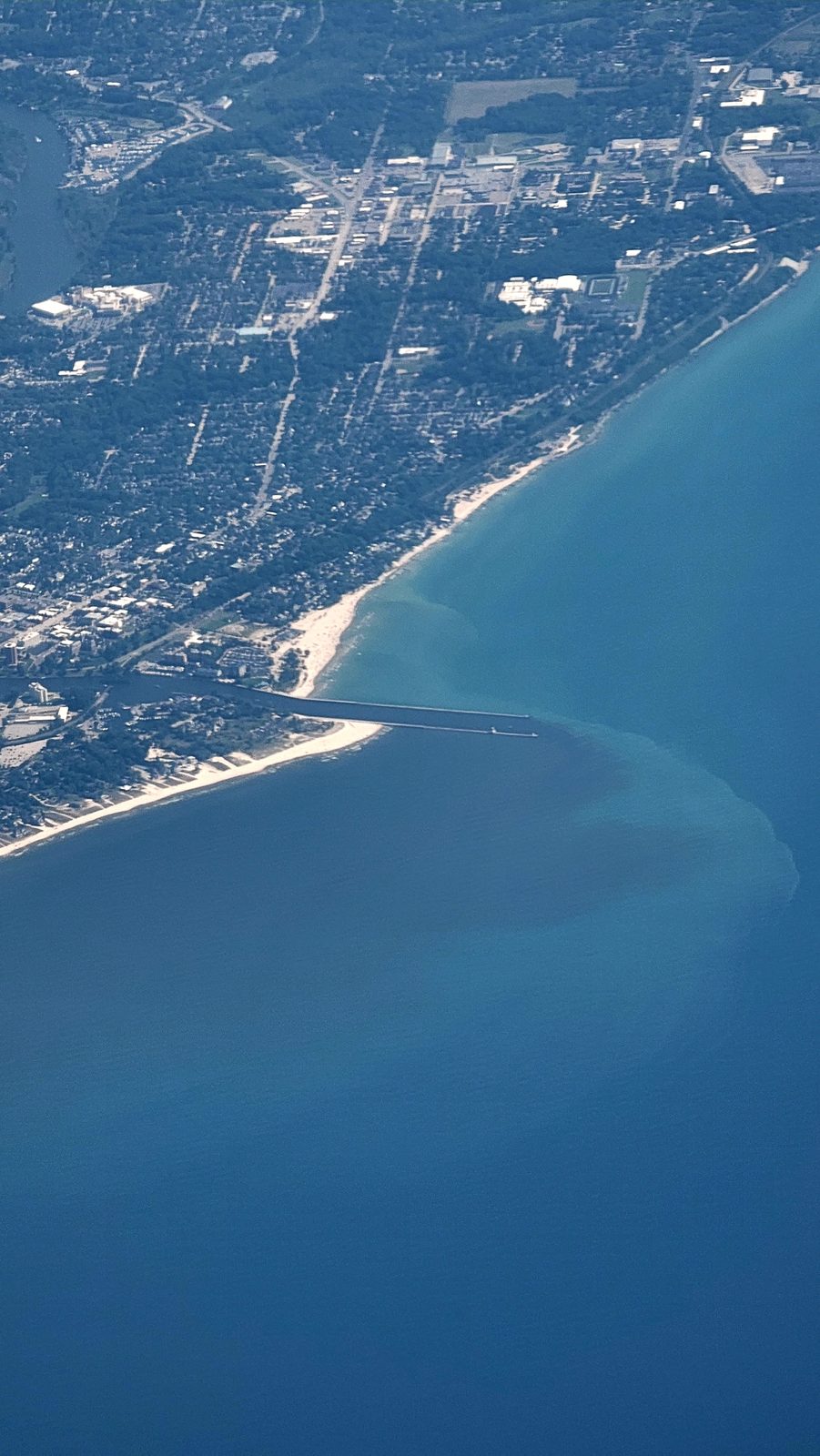 Out the window on the flight to Montreal