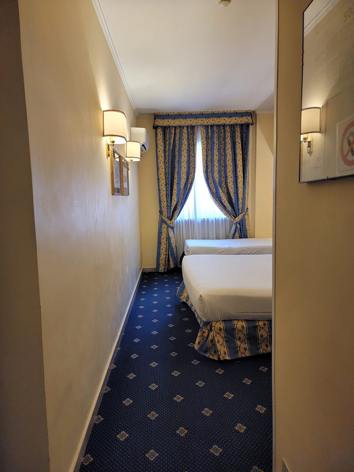 Our room at the Napoleon Hotel