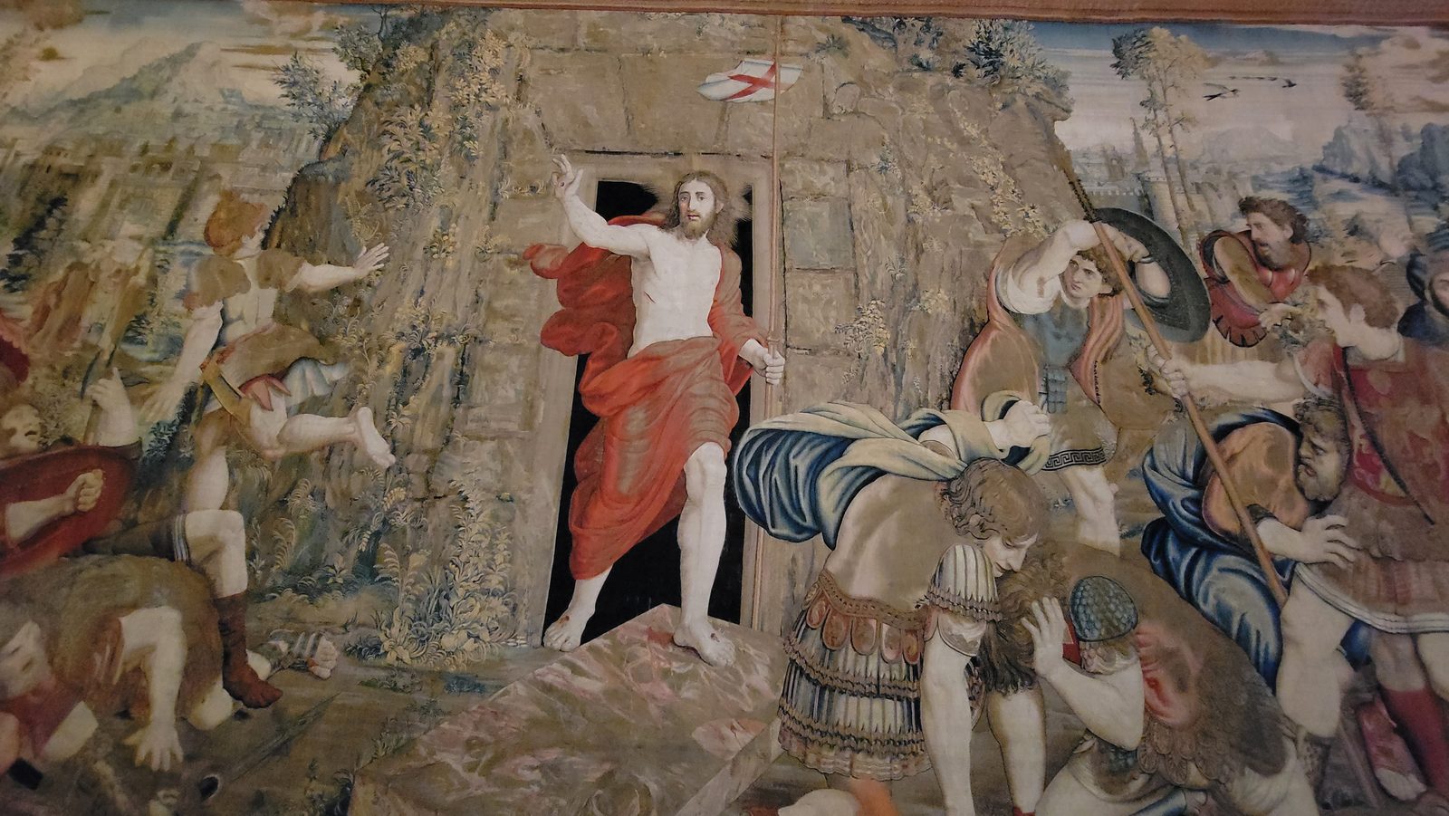 A tapestry in the Vatican Museums