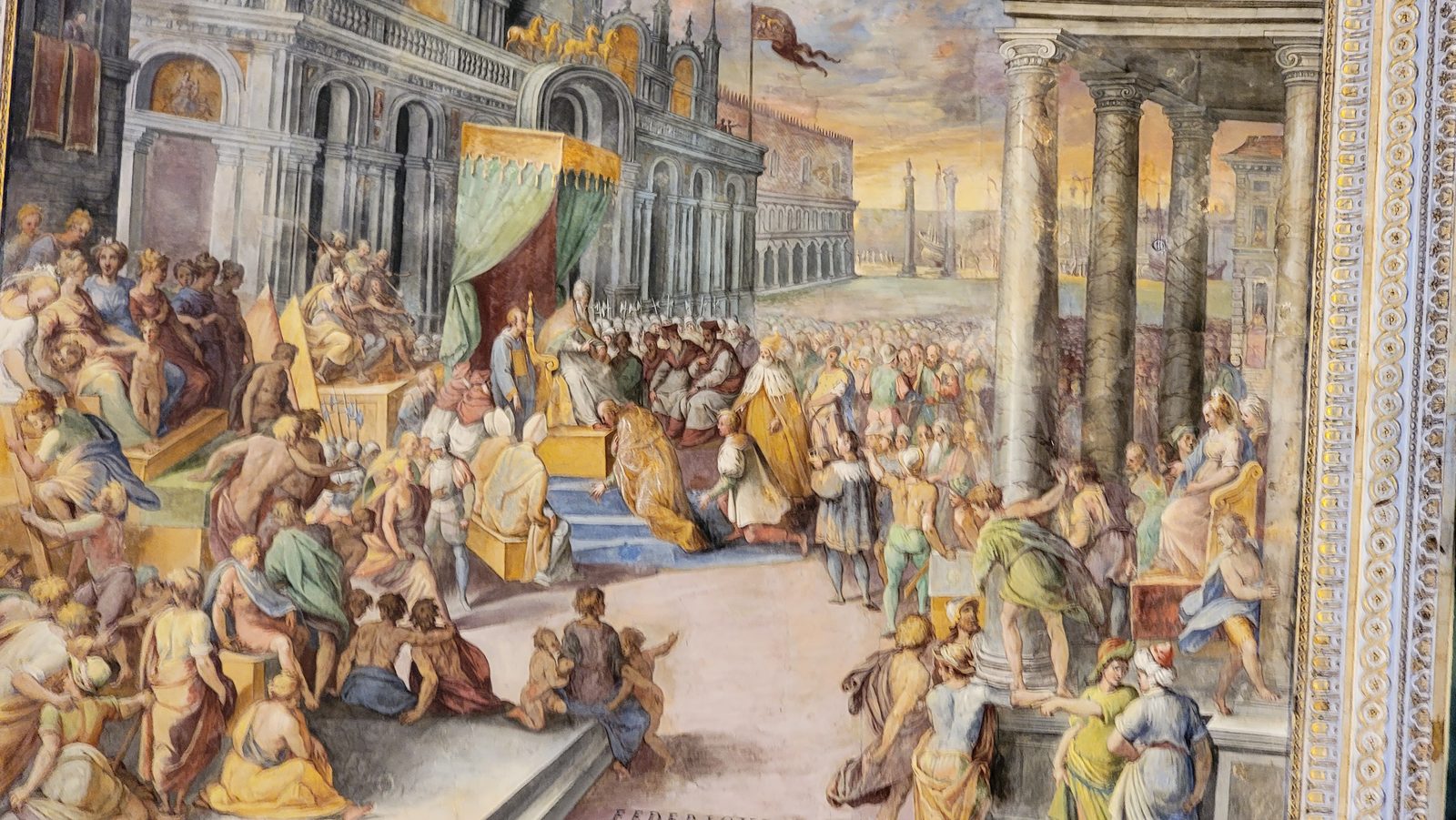 A fresco in the Vatican Museums