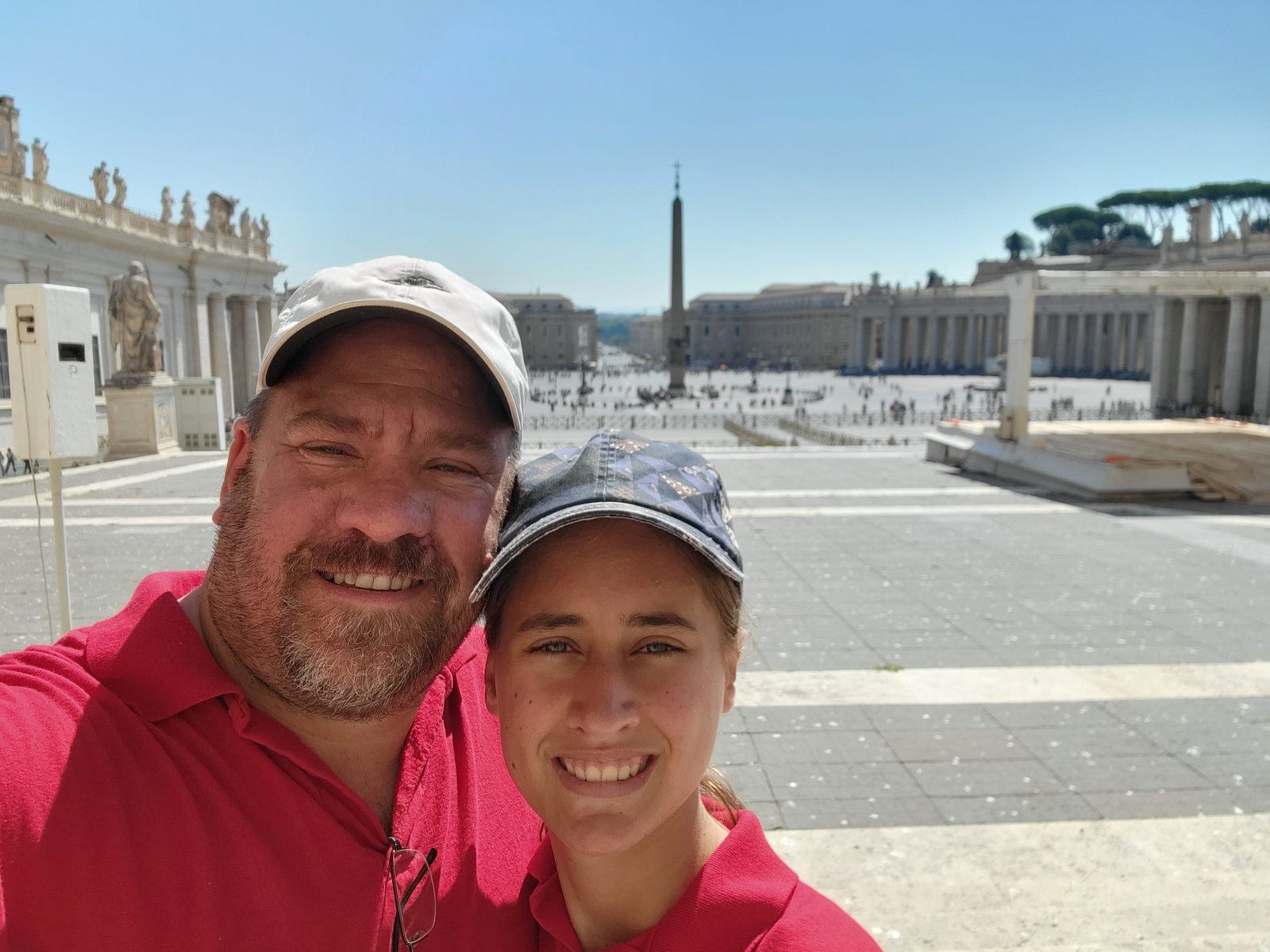 Lisa and me in St. Peter's Square