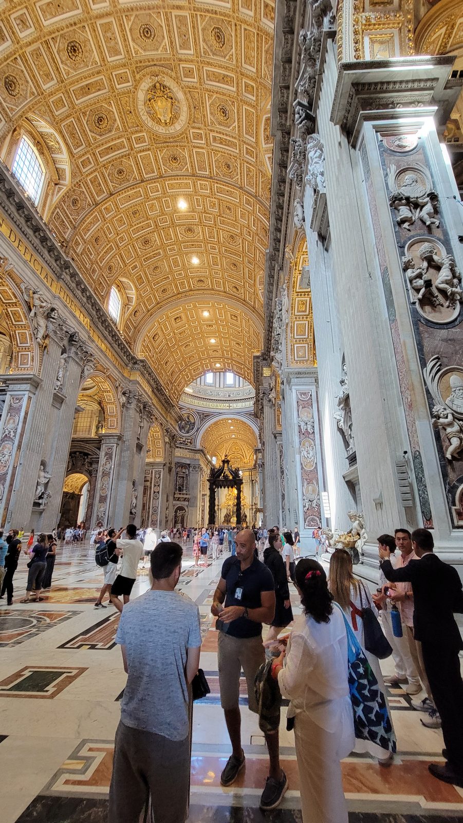Inside St. Peter's Basilica