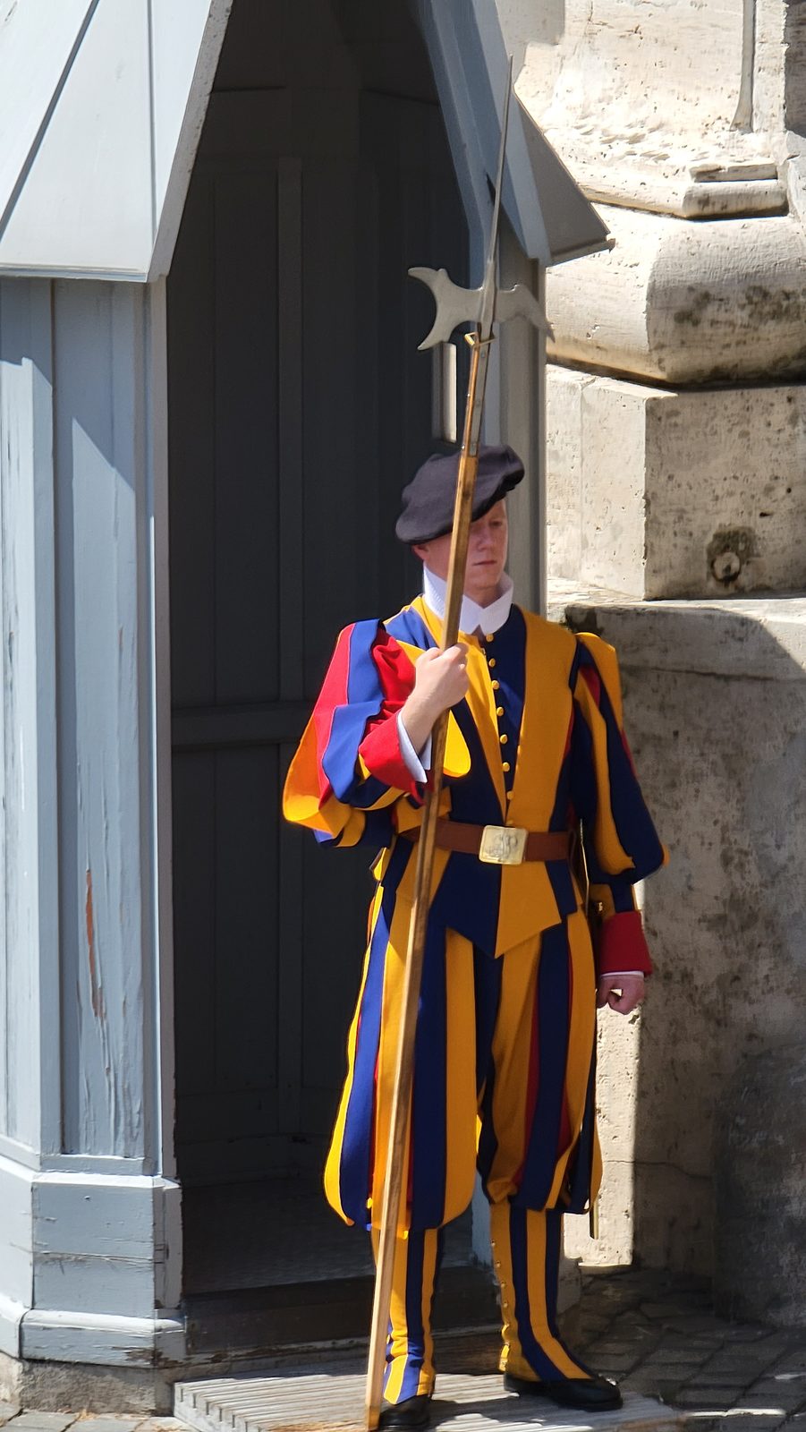 A Swiss Guard at the Vatican