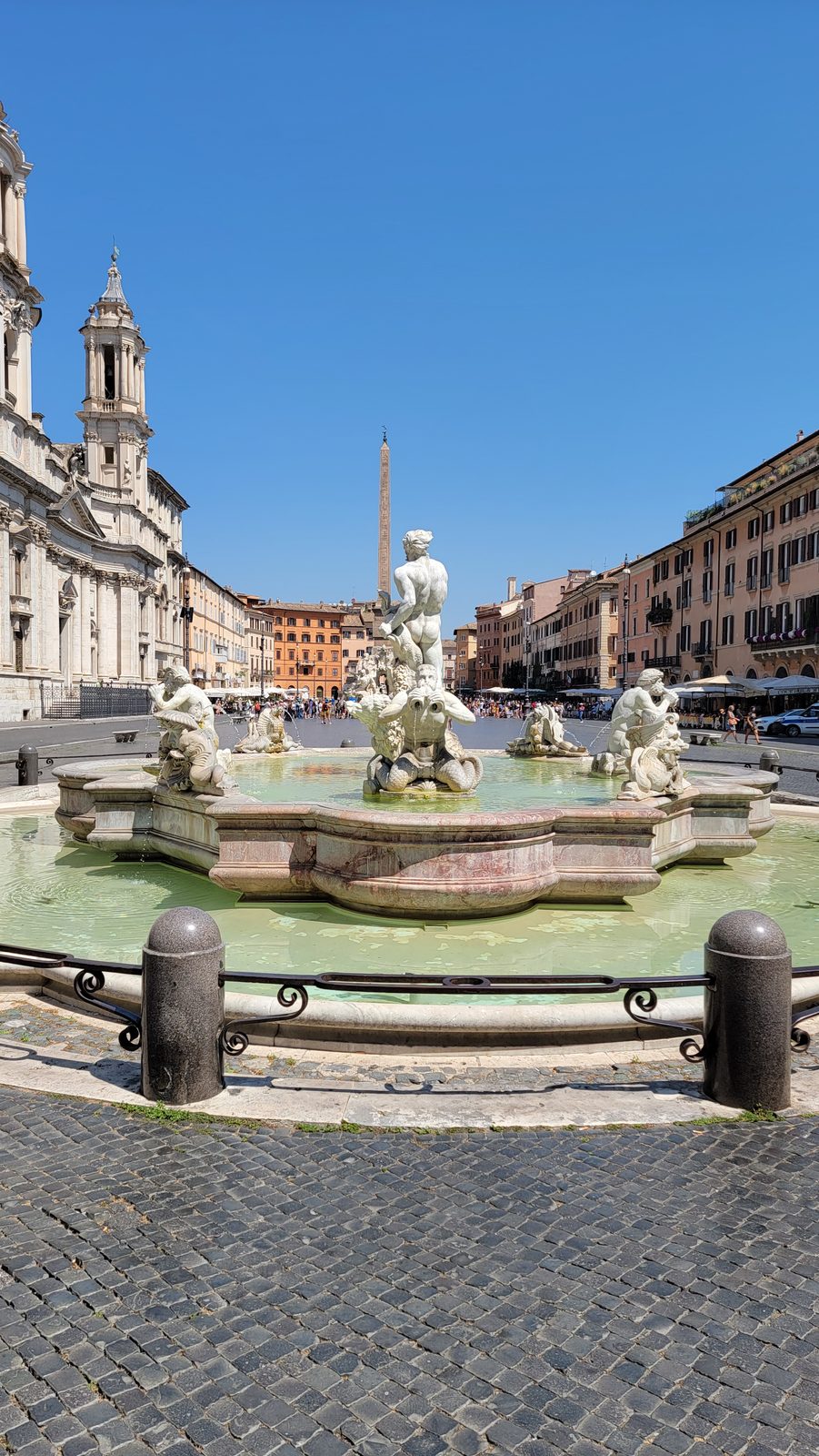 Looking across Piazza Navona