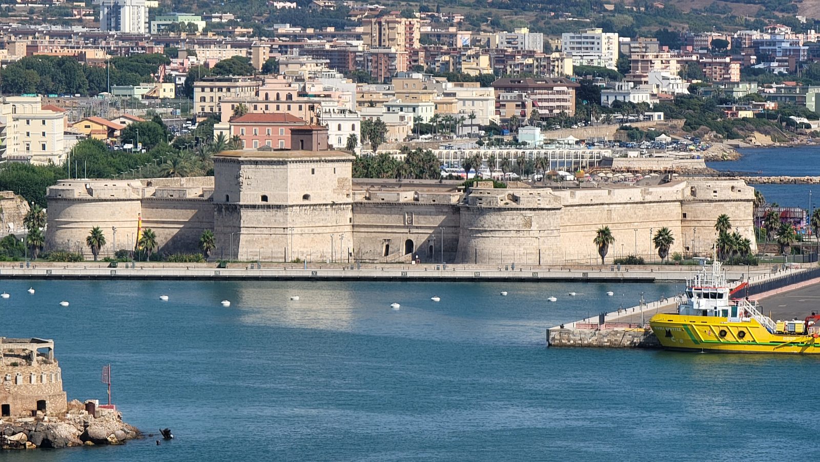 Sailing out of Civitavecchia