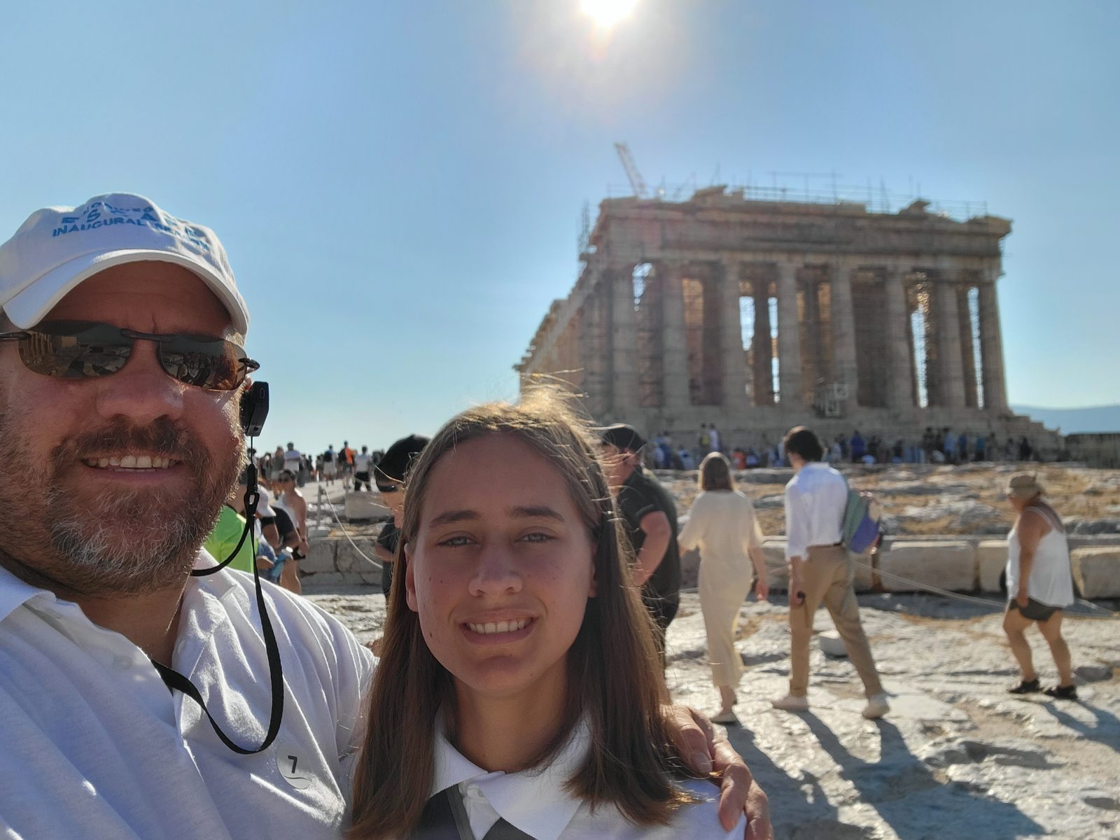 Lisa and me at the Parthenon