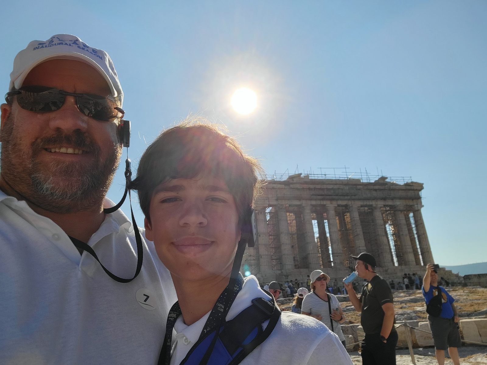Thomas and me at the Parthenon