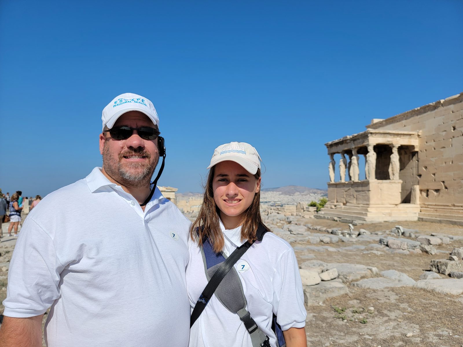 Lisa and me at the Erechtheion