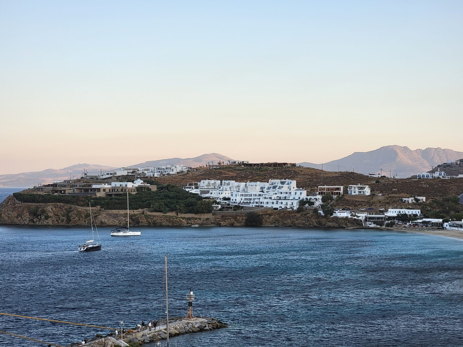 Mykonos in the early morning light