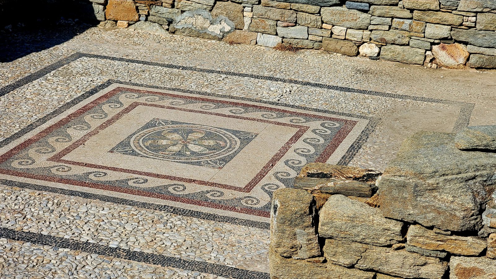 Another mosaic floor on Delos