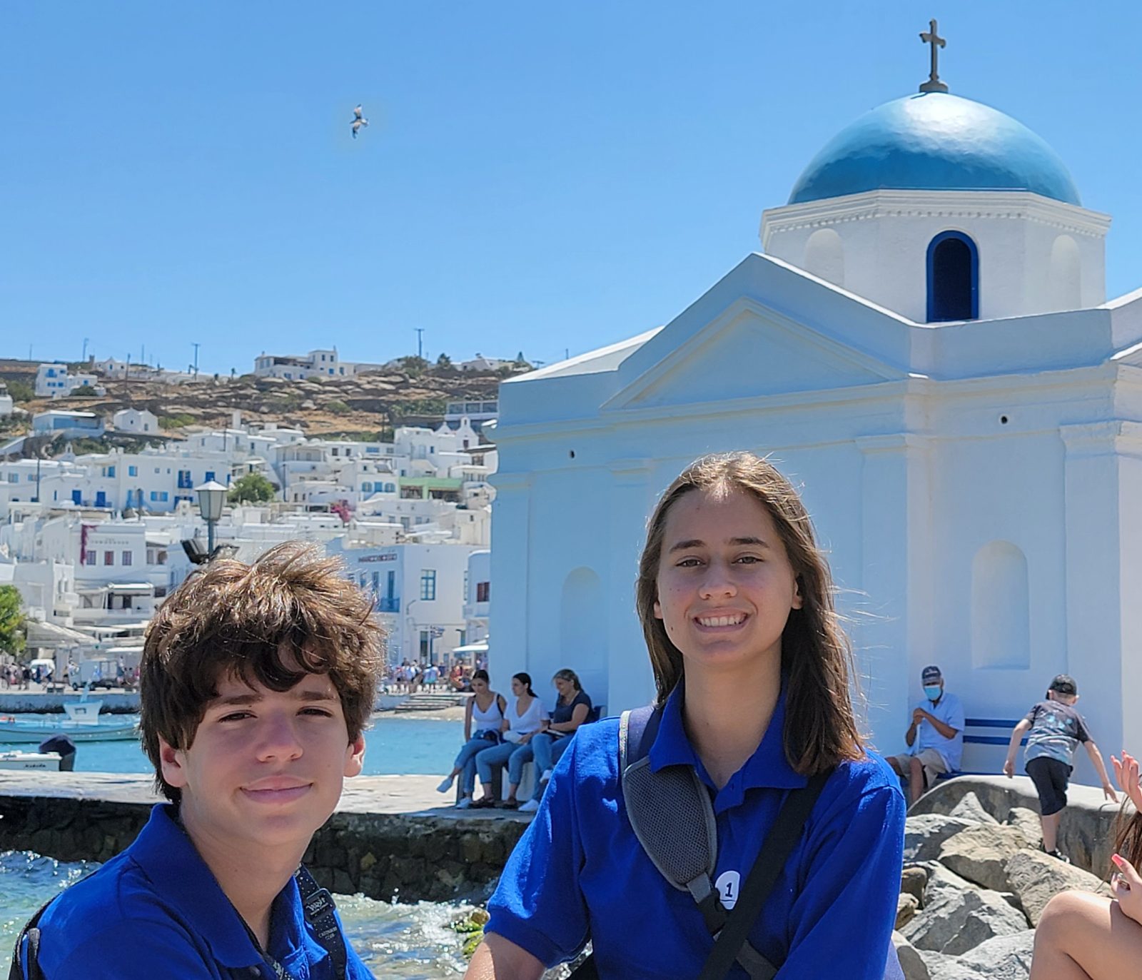 Thomas and Lisa in Mykonos