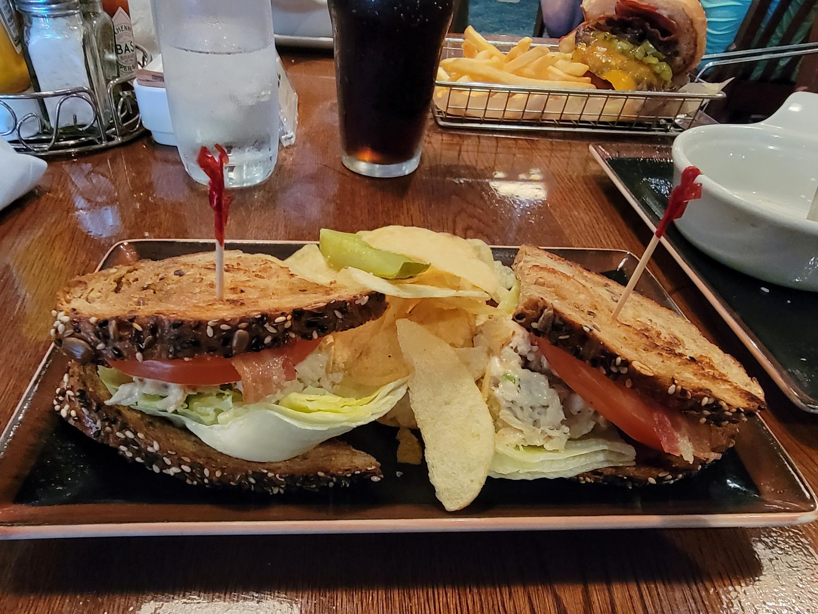 Chicken salad sandwich at O'Sheehan's