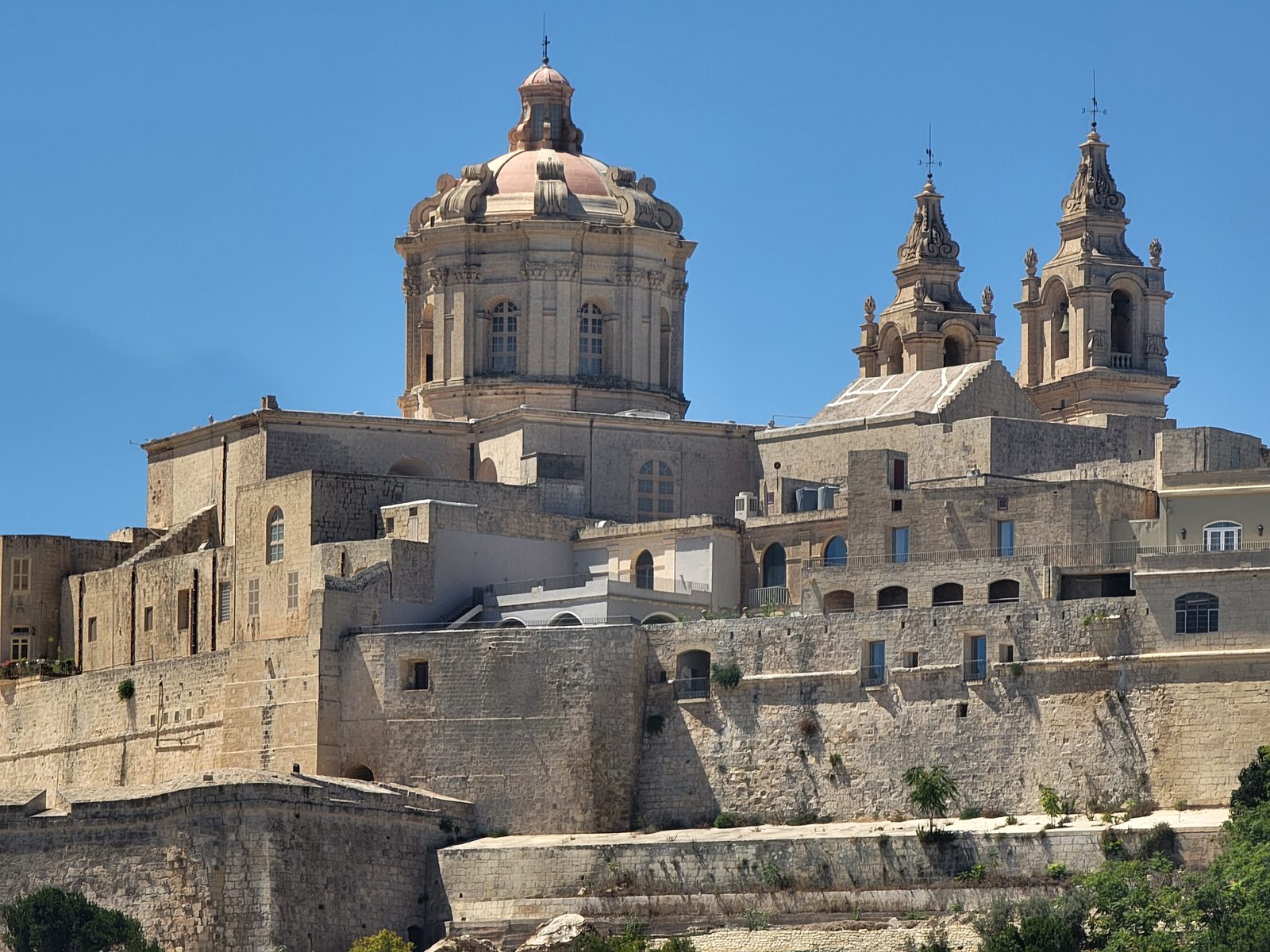 Mdina on its hilltop