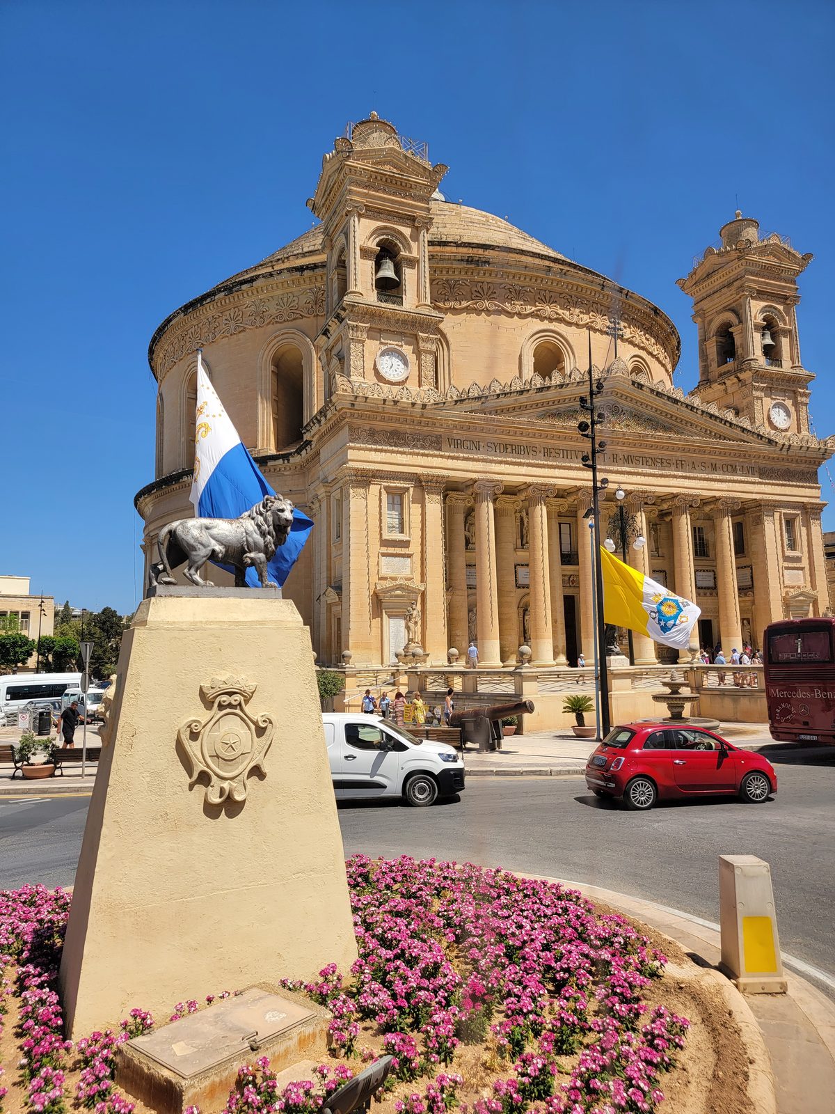 The dome of the Mosta church