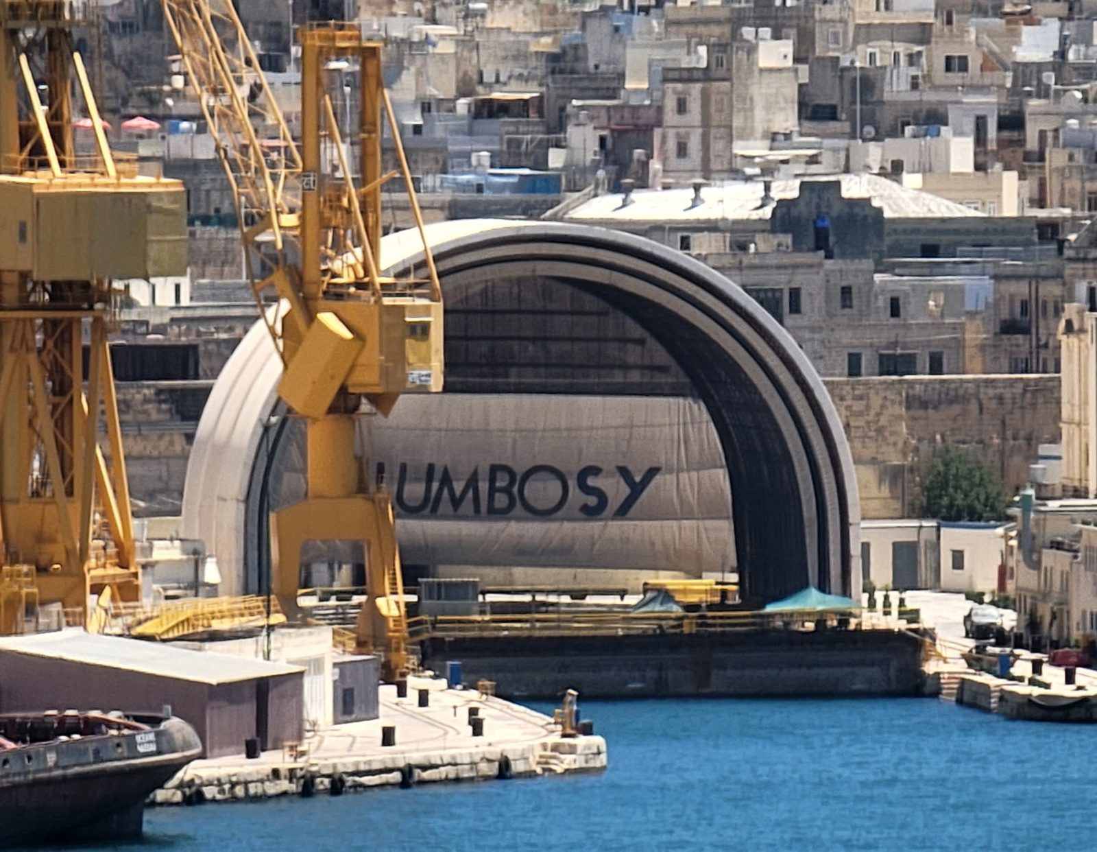 A drydock in the Grand Harbour