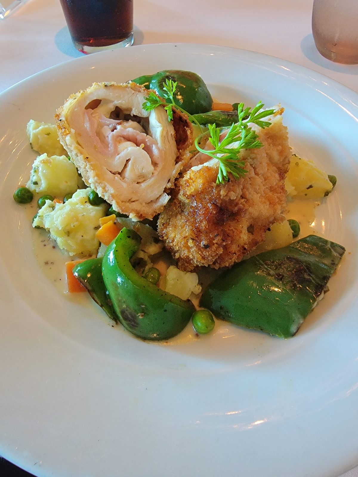 Dinner back on the ship