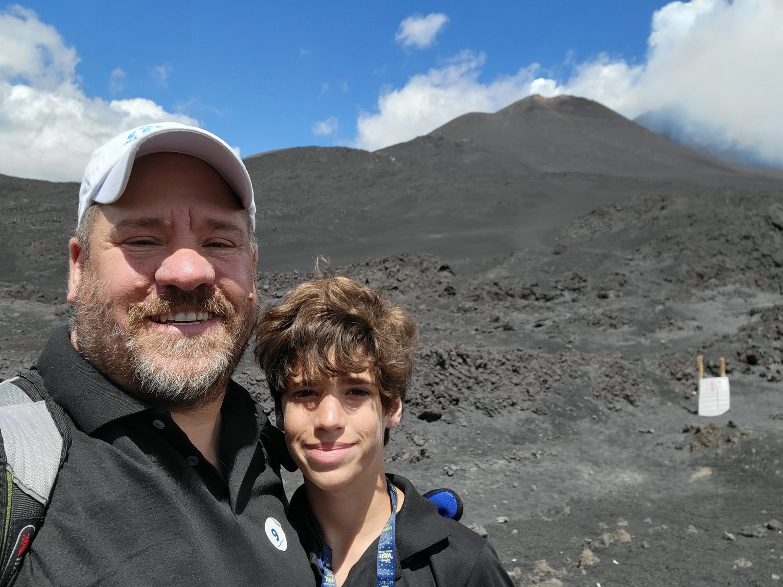 Thomas and me on Mount Etna