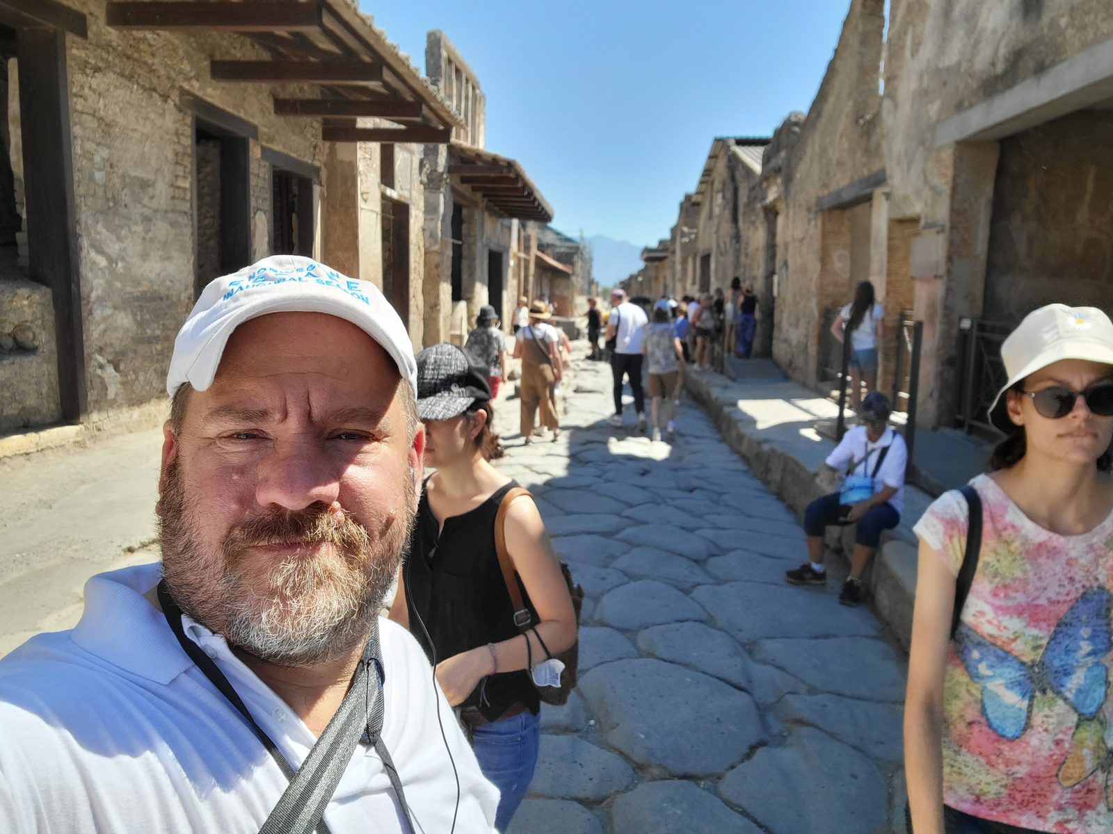 On the streets of Pompeii