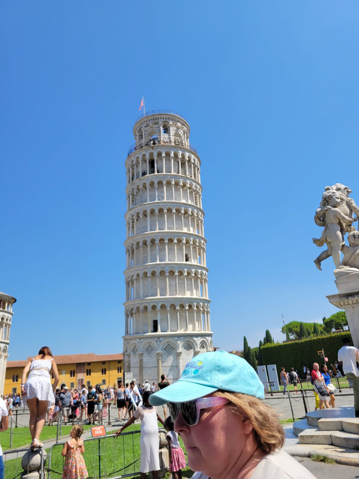 The Leaning Tower comes into view
