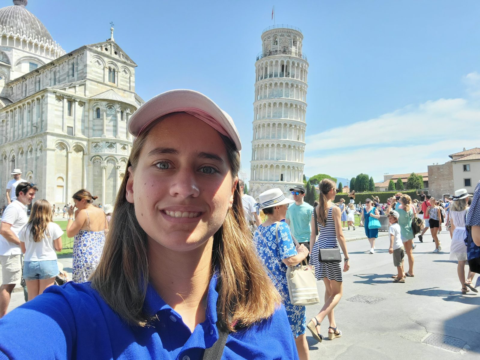 Lisa in the Piazza dei Miracoli