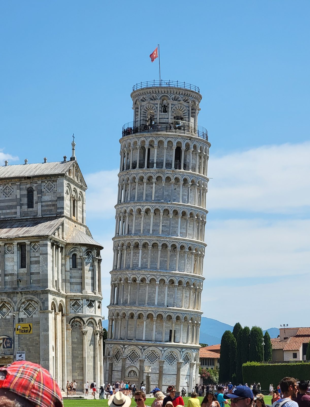The Leaning Tower from the piazza