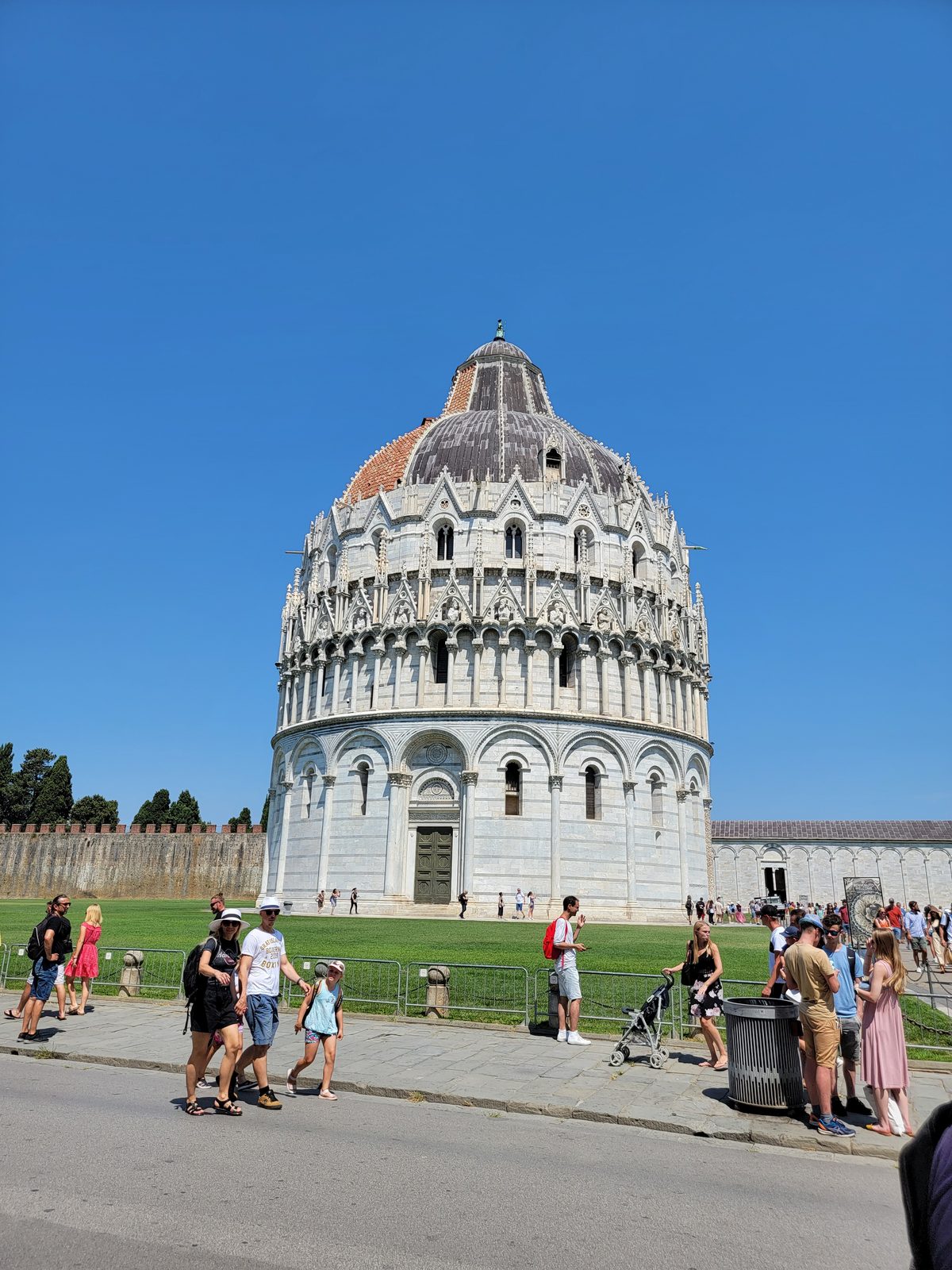 The round Baptistery dome