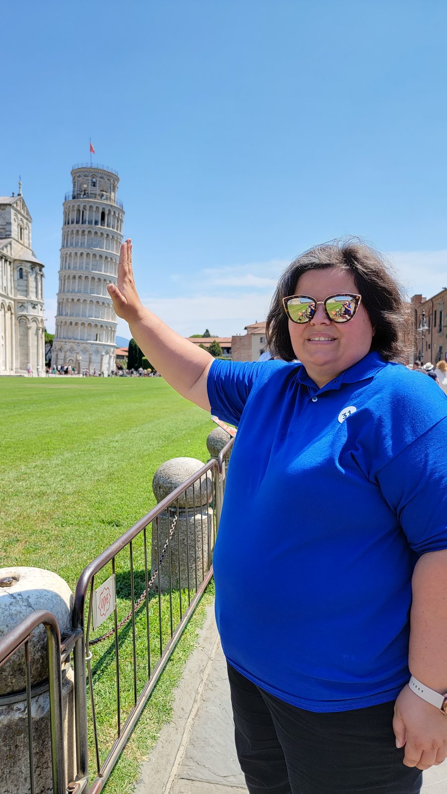 Kathy and the Leaning Tower