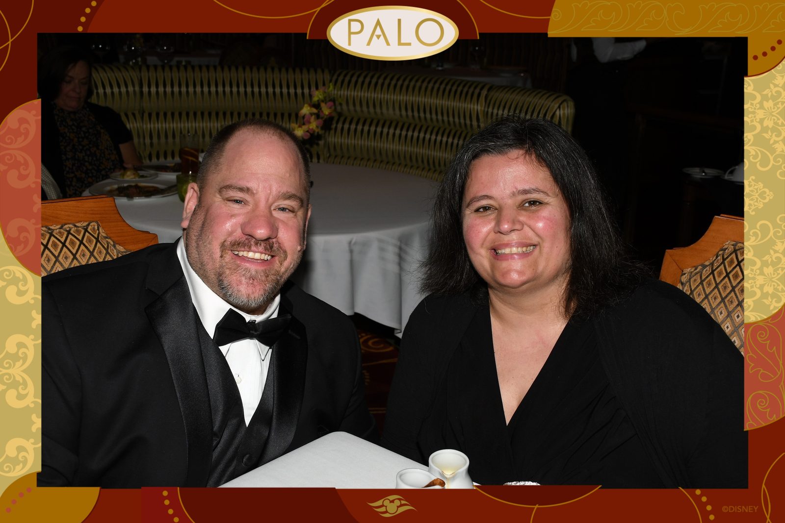 Kathy and Michael at dinner at Palo