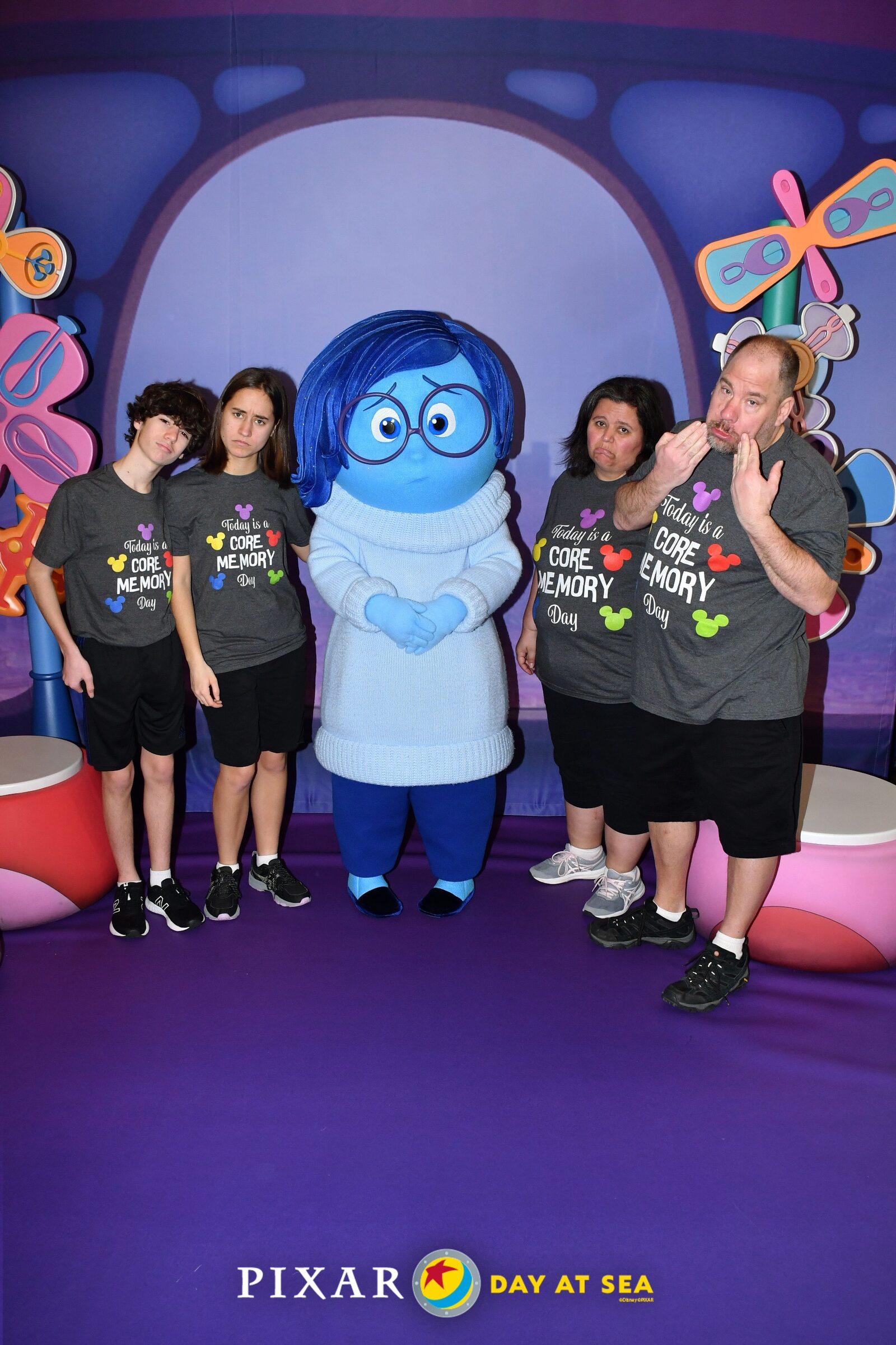 Meeting Sadness on Pixar Day