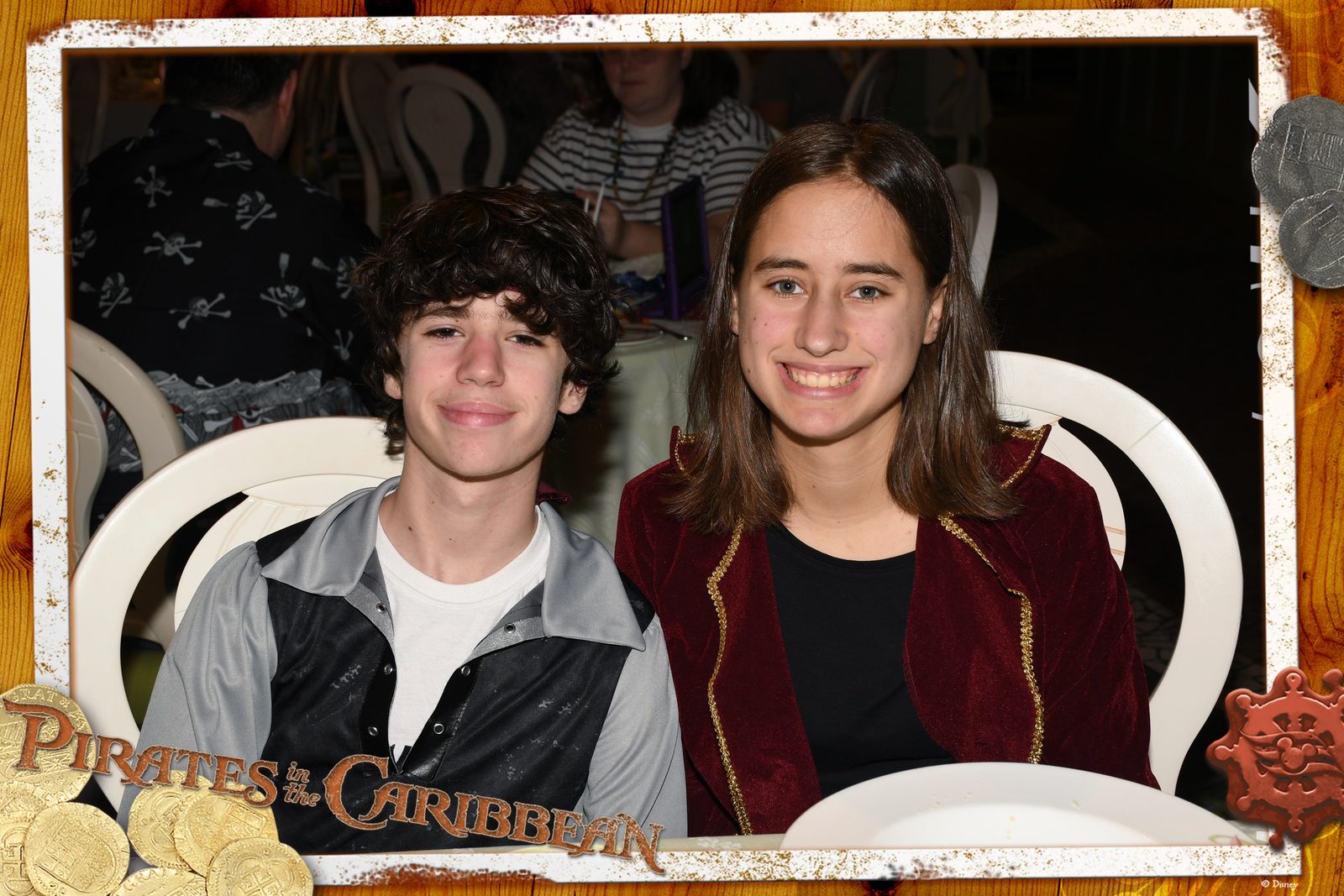 Thomas and Lisa in their pirate gear