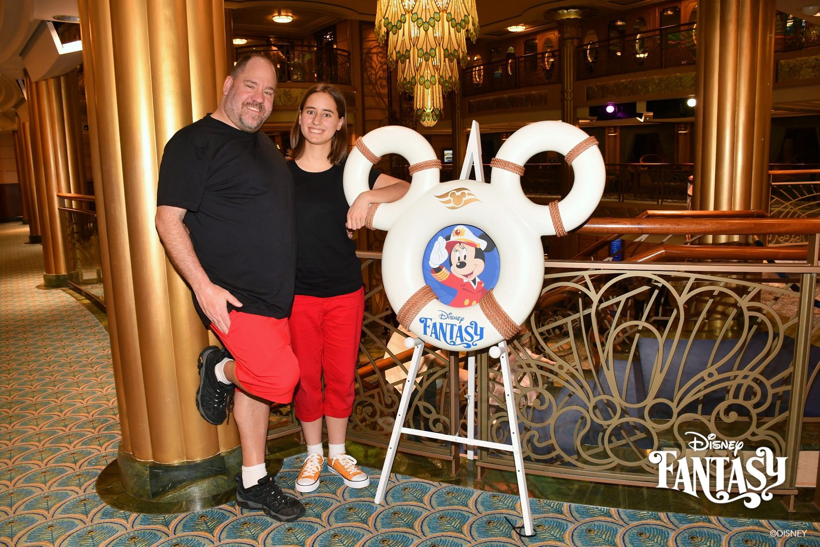 Lisa and Michael by the Mickey wheel