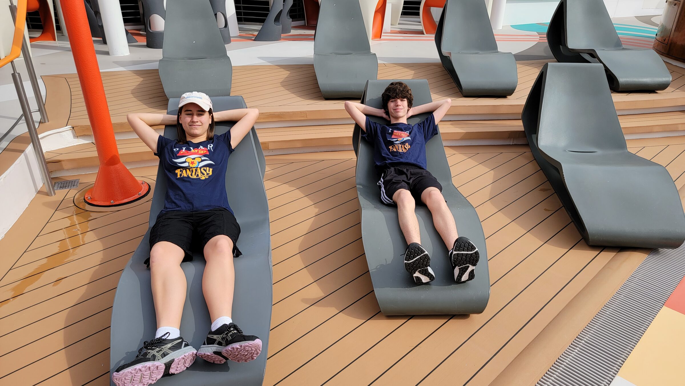 Lisa and Thomas at Vibe, the teen club