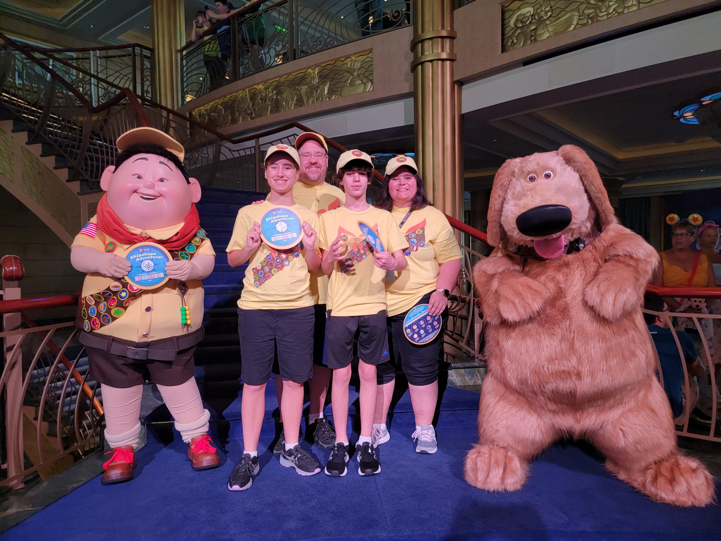 With Russell and Dug from Up