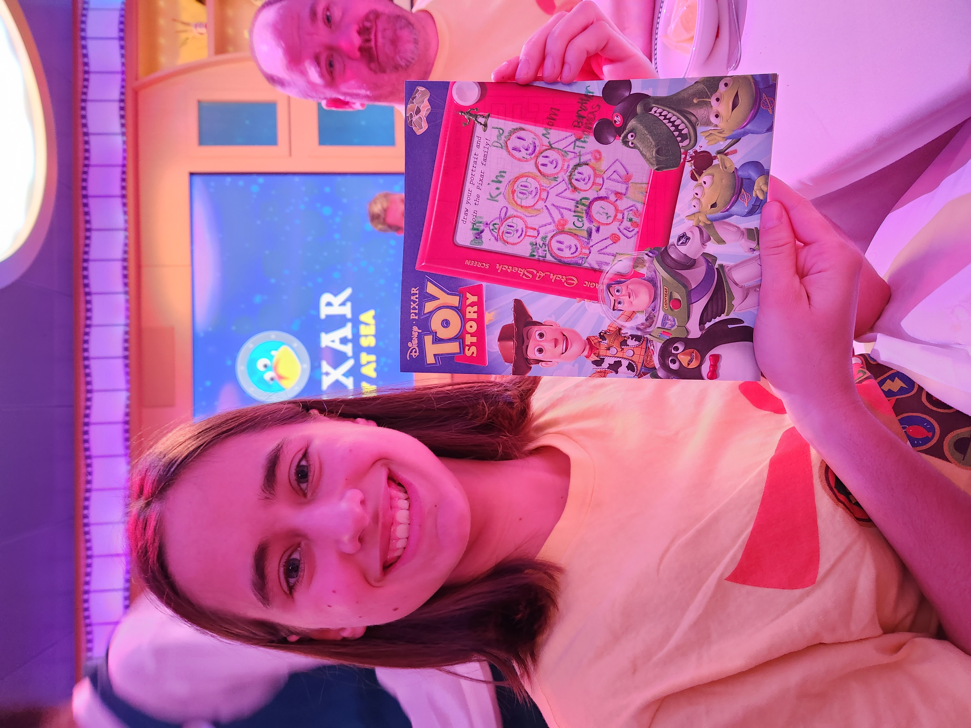 Lisa's Toy Story autograph book