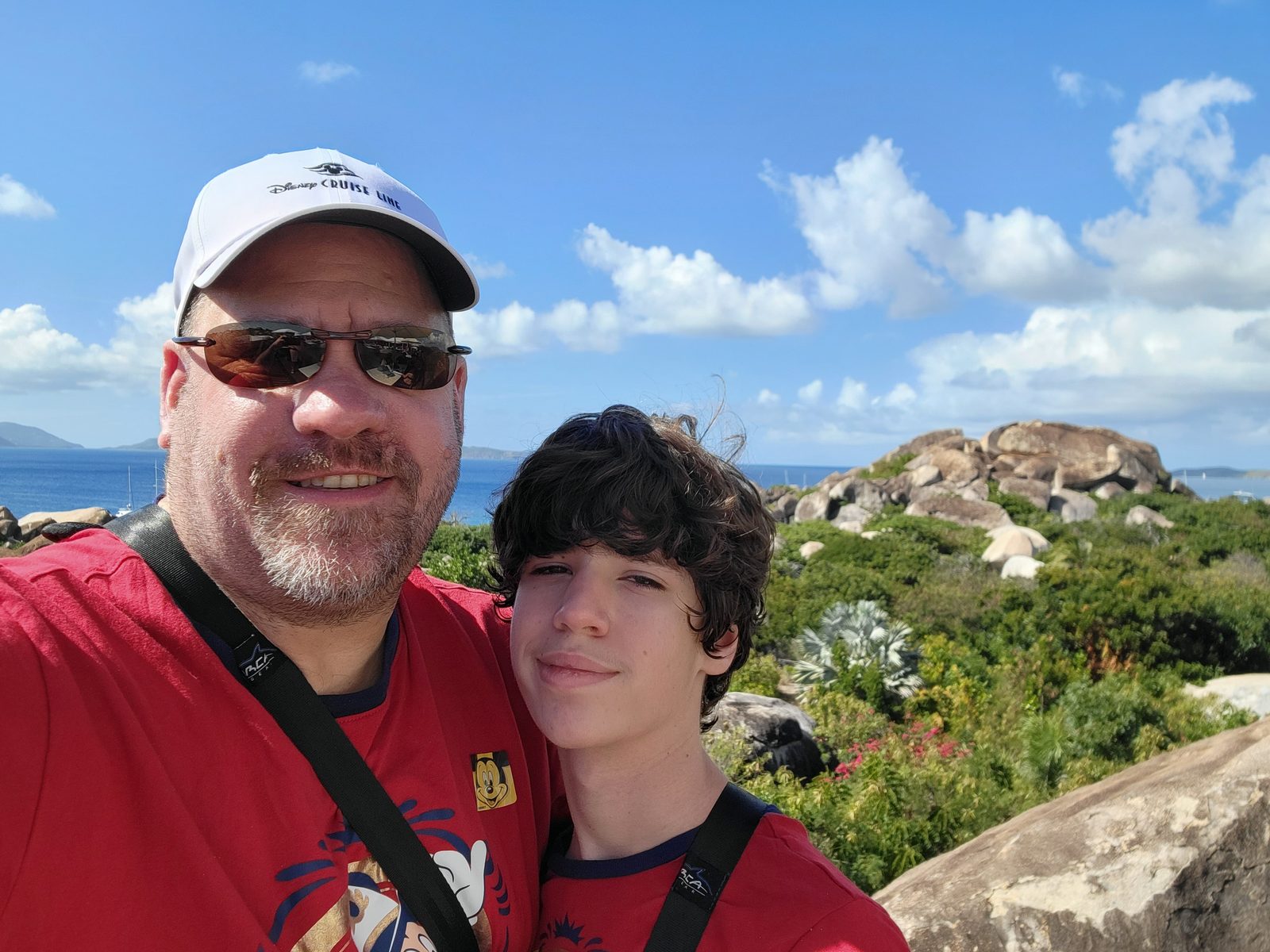 Thomas and me at the Top of the Baths overlook