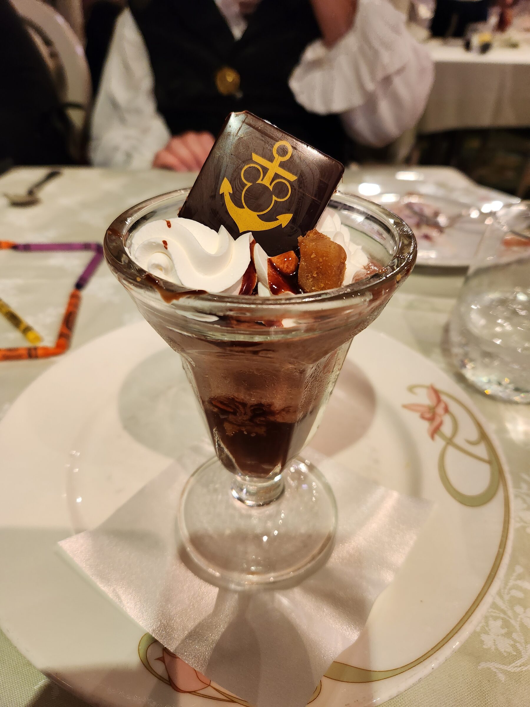 Pirate Night dessert at the table