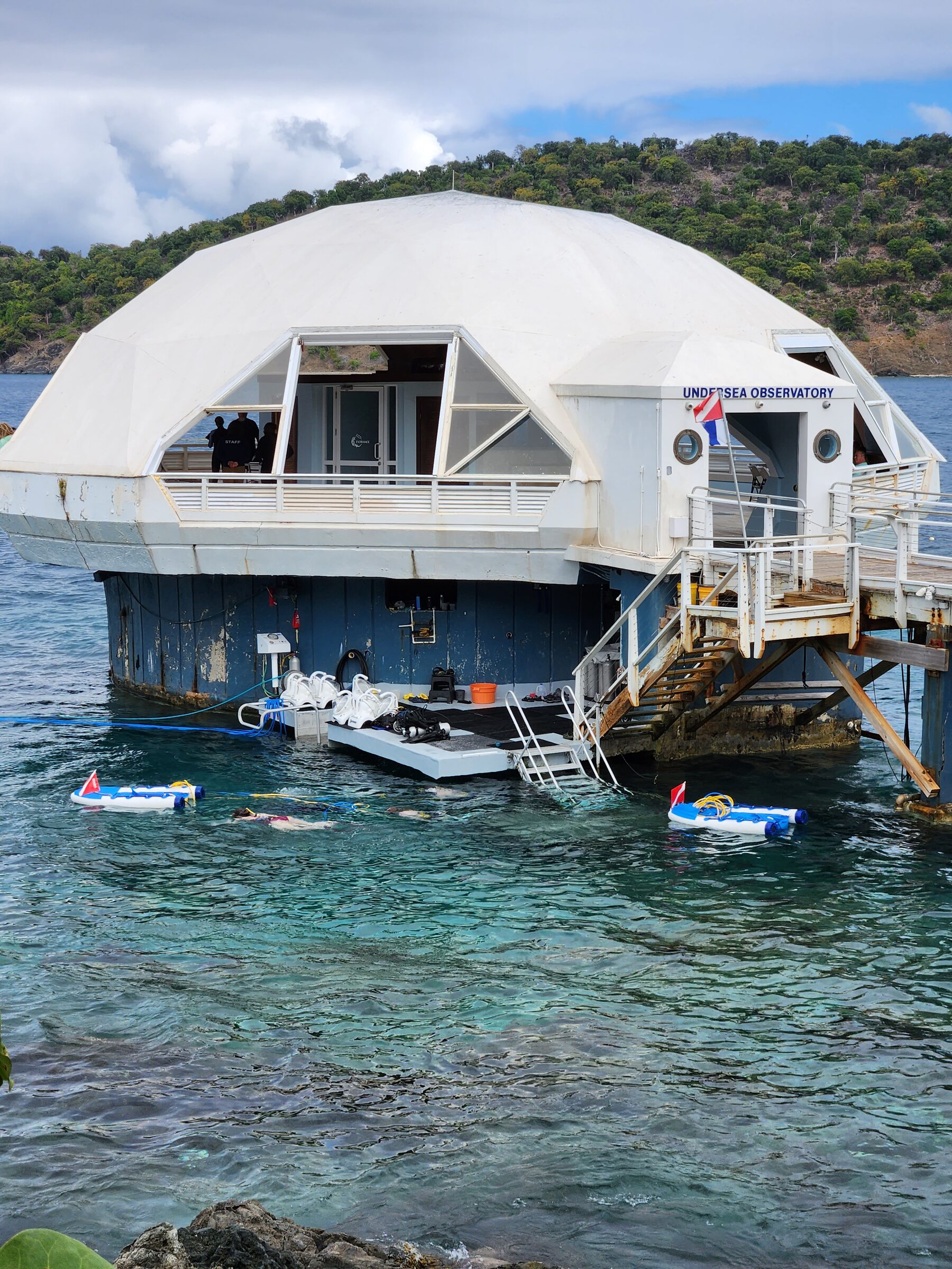 The undersea observatory at Coral World