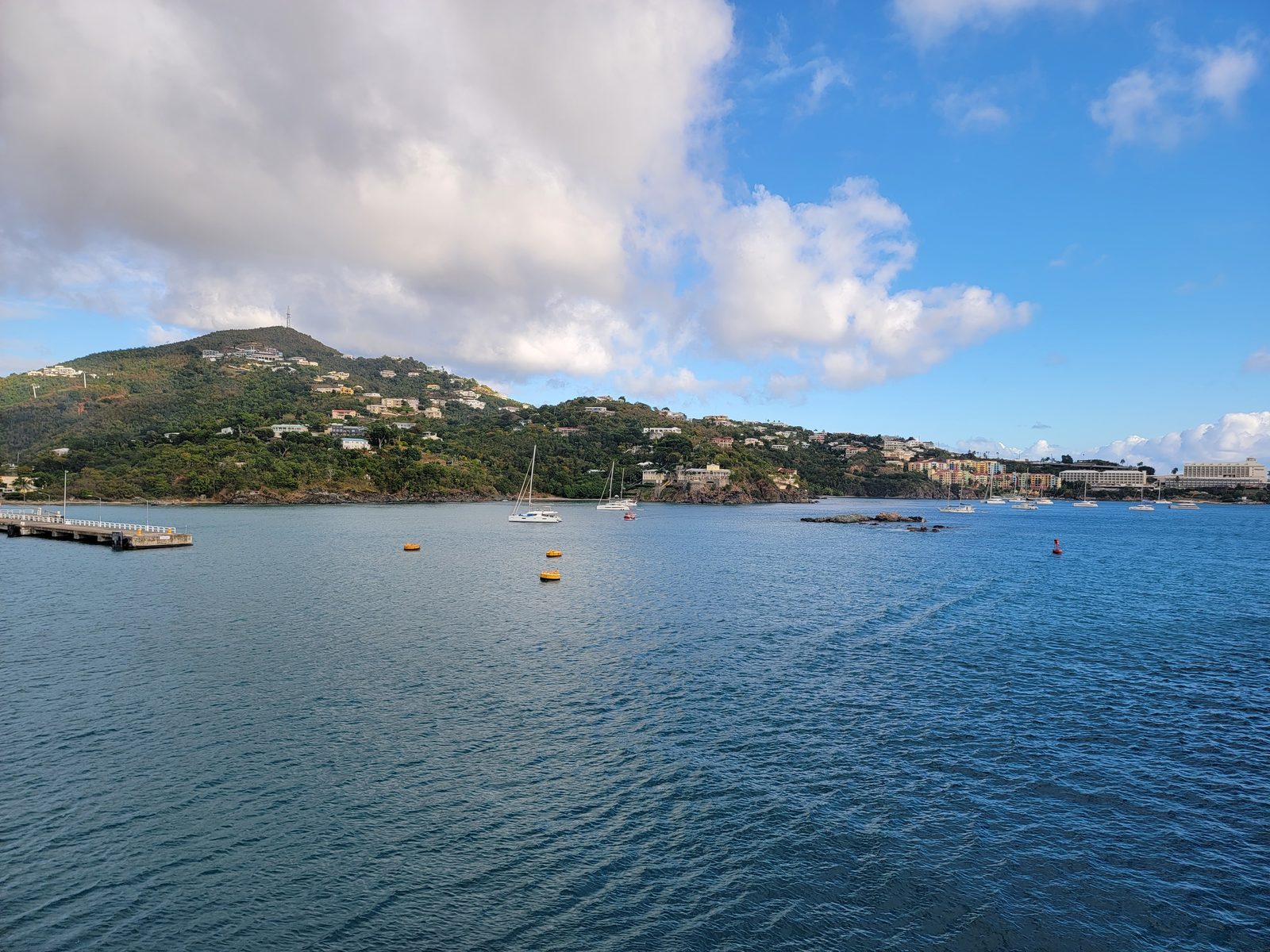 Leaving St. Thomas behind us