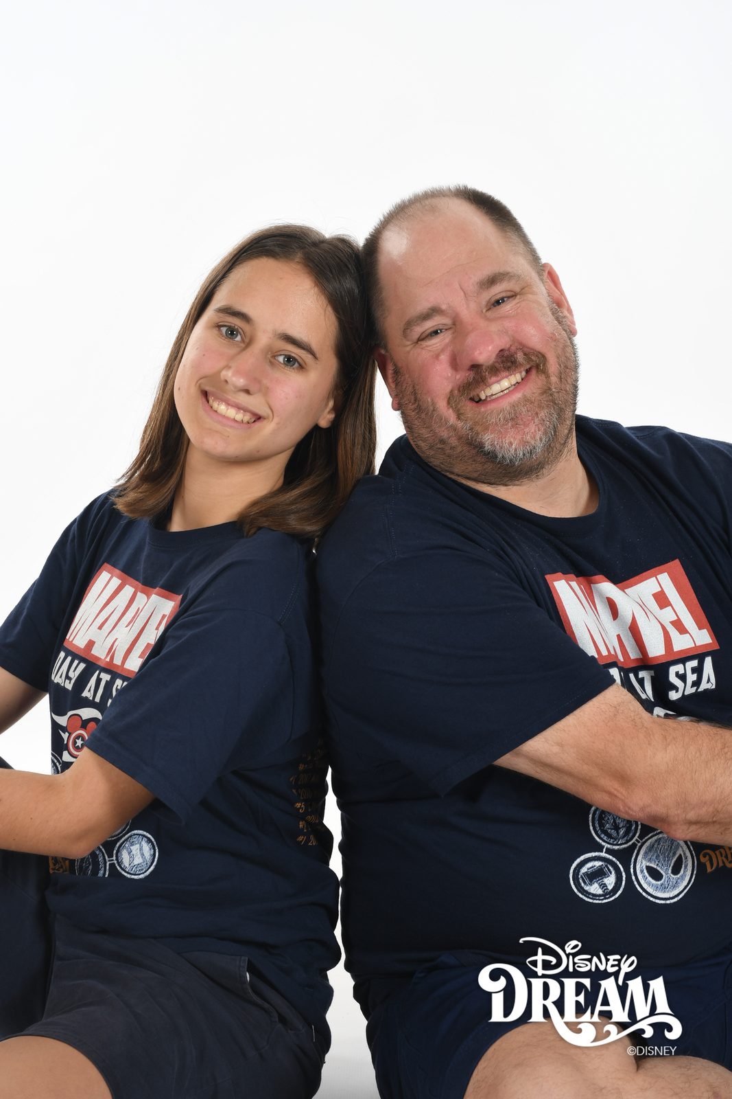 Lisa and Michael back to back on the Disney Dream