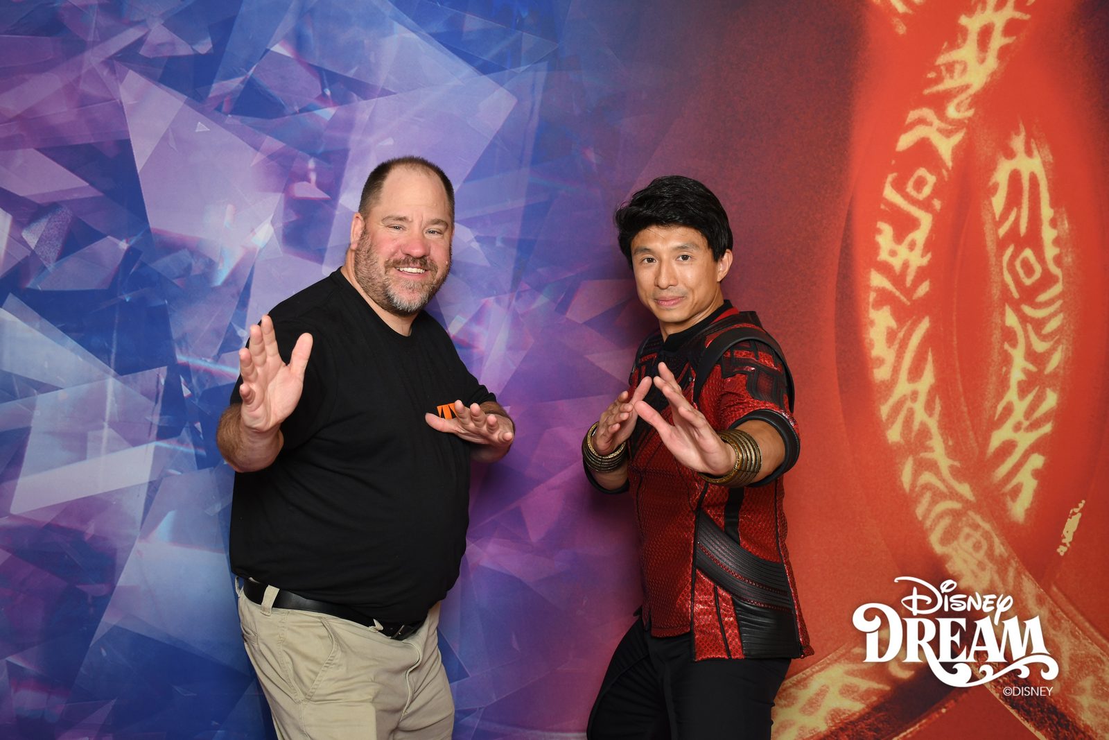 With Shang-Chi outside the theater