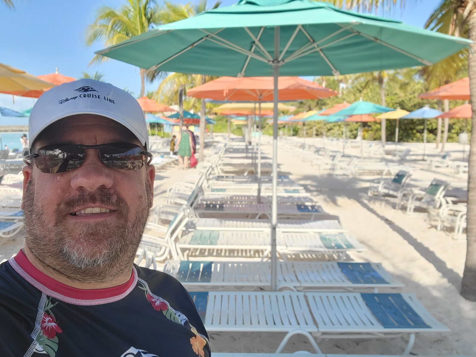 Me on the beach at Castaway Cay
