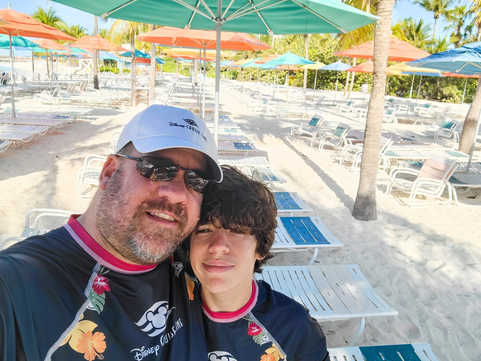 Thomas and me on the beach