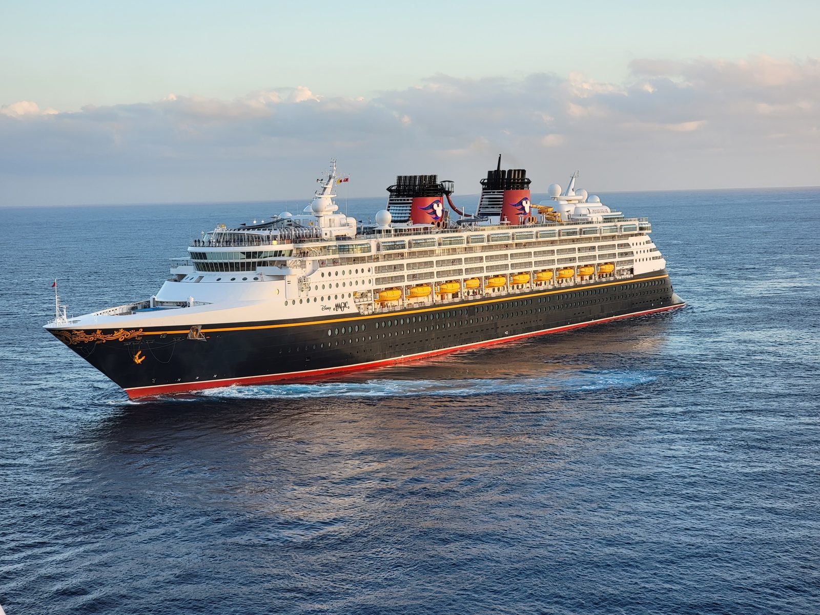 The Disney Magic as we came into Cozumel